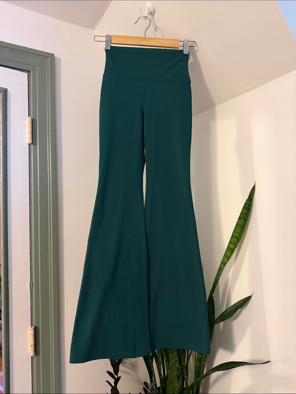wild fable High-Waist Teal Green Flare Pants